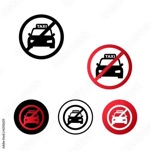 No Taxi Icon Design