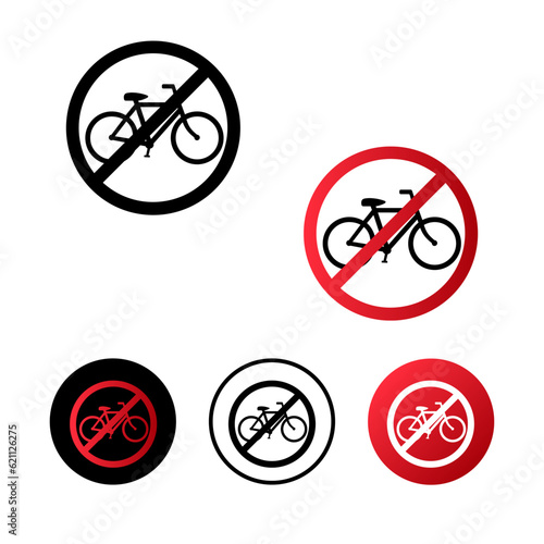 Free Download No Bicycle Icon Illustration - GFXLoad