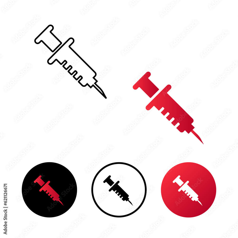 Abstract Injection Icon Illustration Abstract Injection Icon Illustration