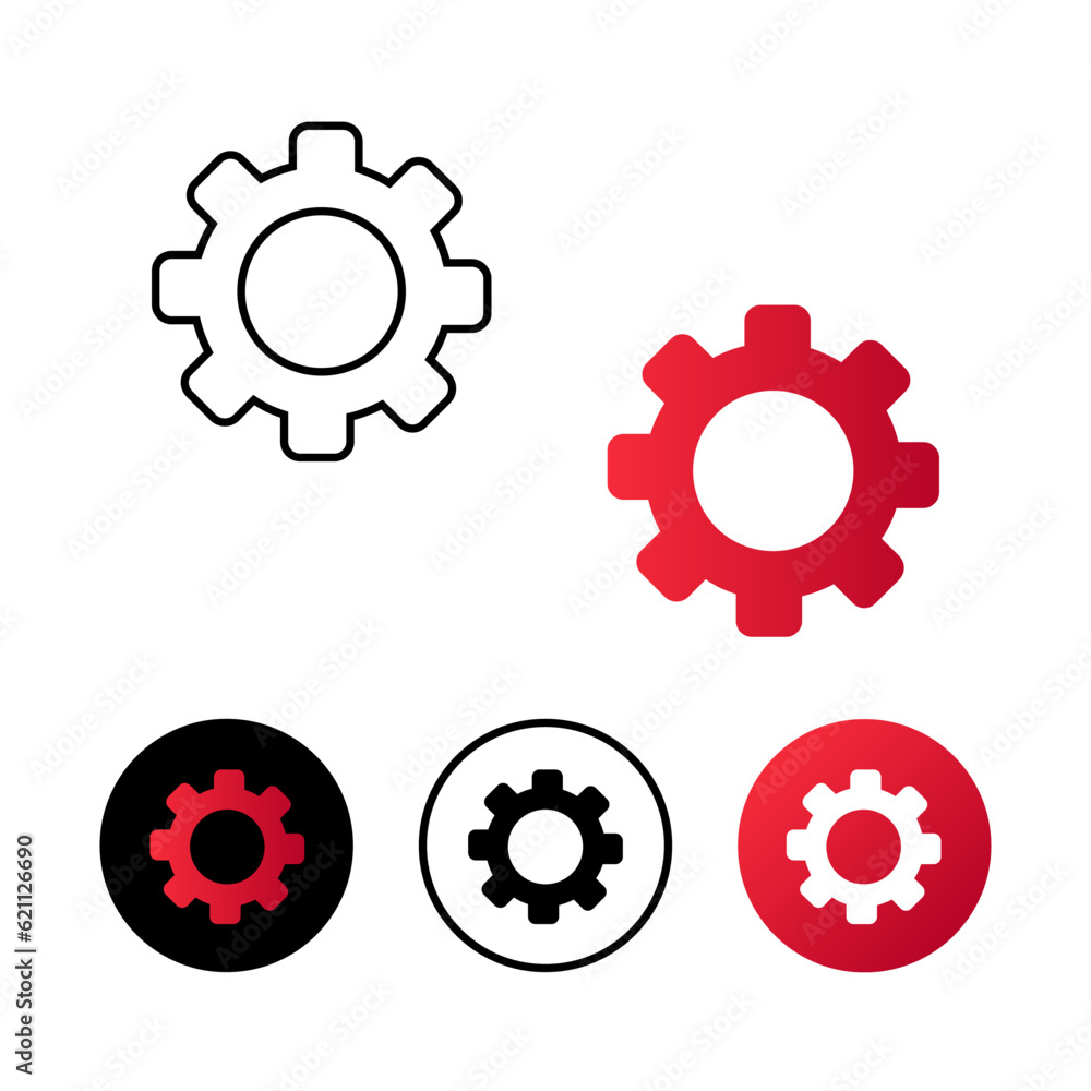 Abstract Configuration Icon Illustration Abstract Configuration Icon Illustration