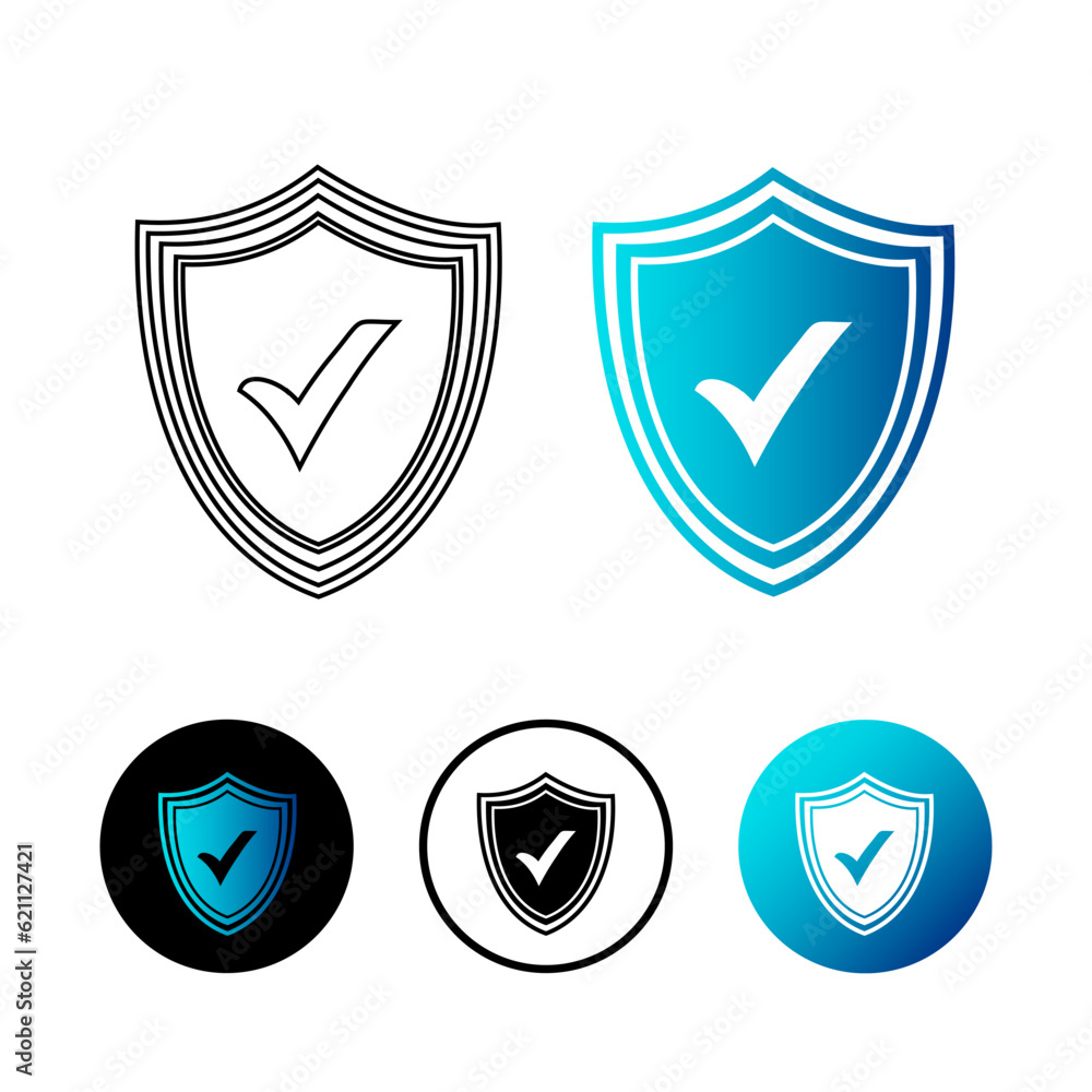 Abstract Safe Symbol Icon Illustration Abstract Safe Symbol Icon Illustration