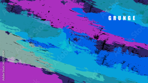 Abstract grunge texture splash paint background vector