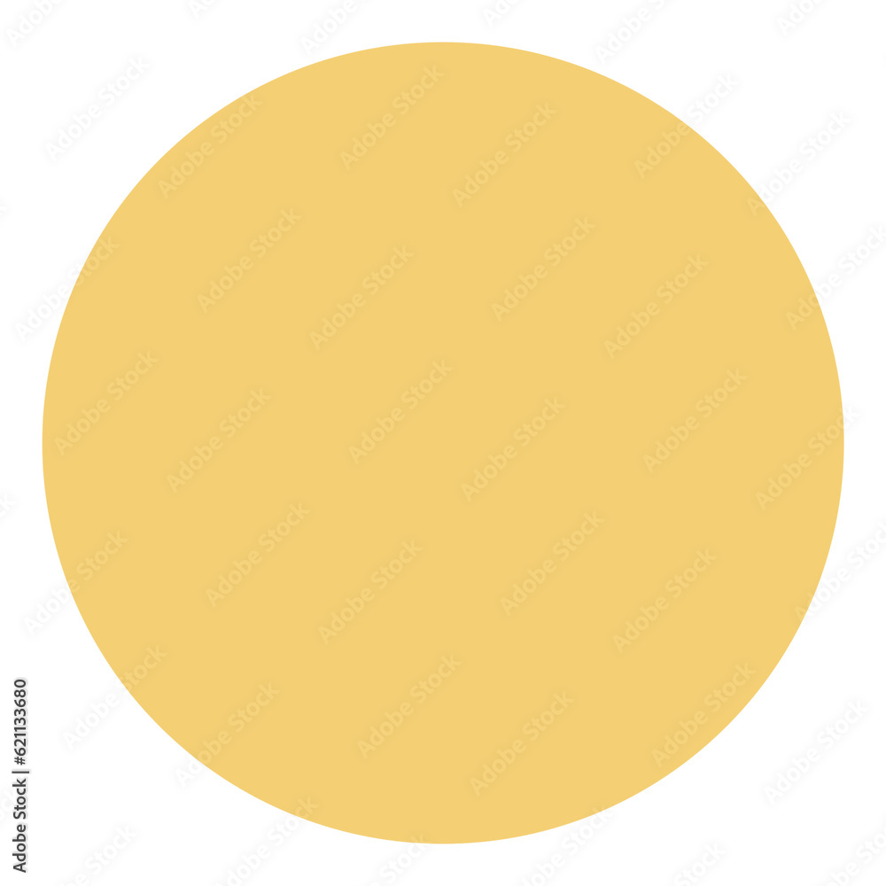 minimal circle color yellow
