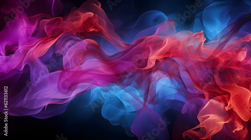 Colored abstract background with smooth transitions of vibrant colors