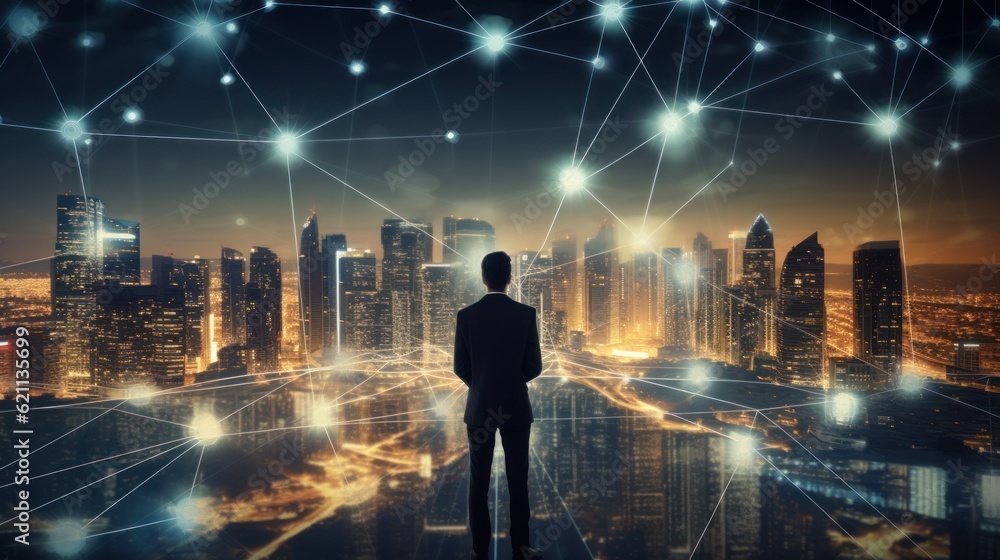 Obraz premium Technology and innovation are being used to overcome the challenges of this new world