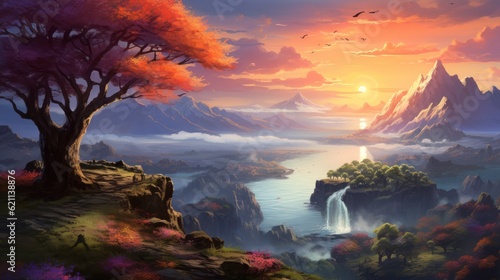 Beautiful Scenery Game Art