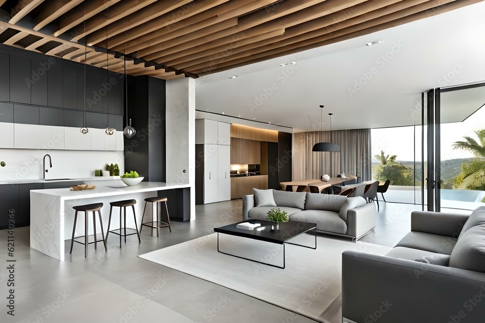 modern living room with fireplace modern living room with fireplace