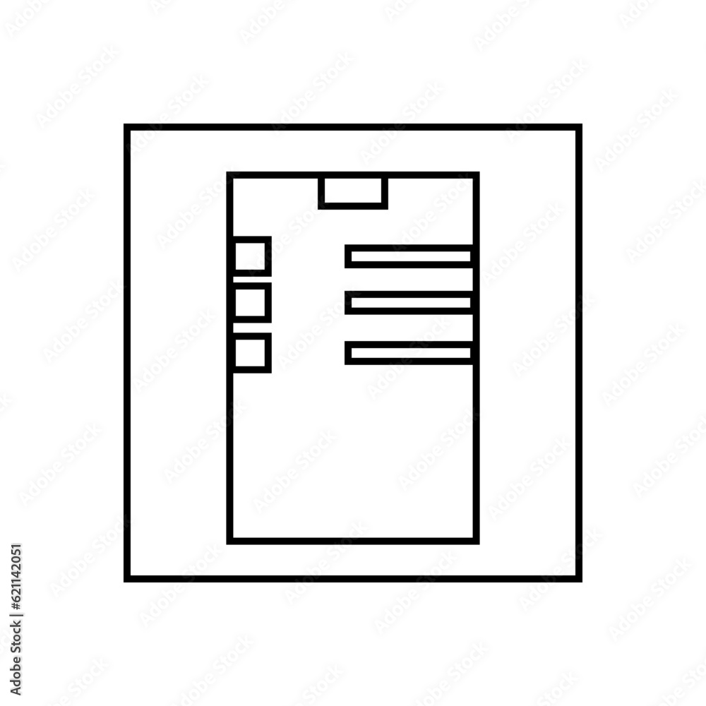 illustration of a clipboard illustration of a clipboard
