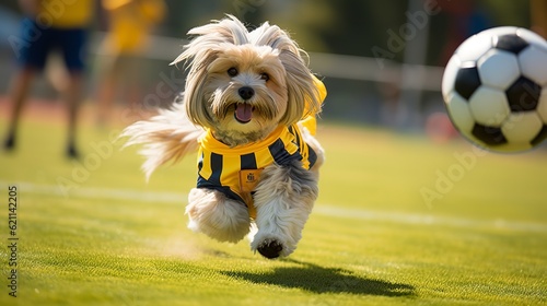Lhasa Apso Football Player: Furry Athlete of Canine Competitions