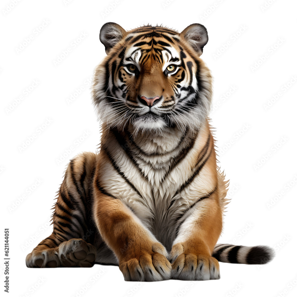 bengal tiger isolated