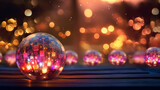 An enchanting image capturing the beauty of Christmas bokeh, with twinkling lights in soft focus, evoking a sense of warmth and joy during the holiday season
