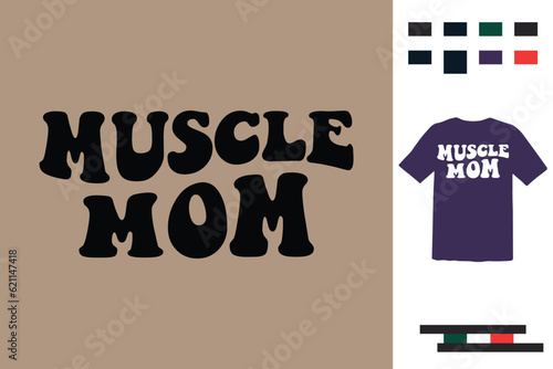 Gym mom t shirt design