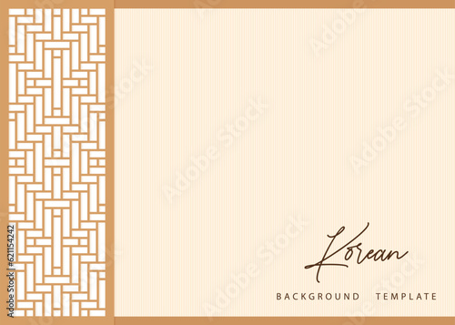 Vector of traditional Korean background