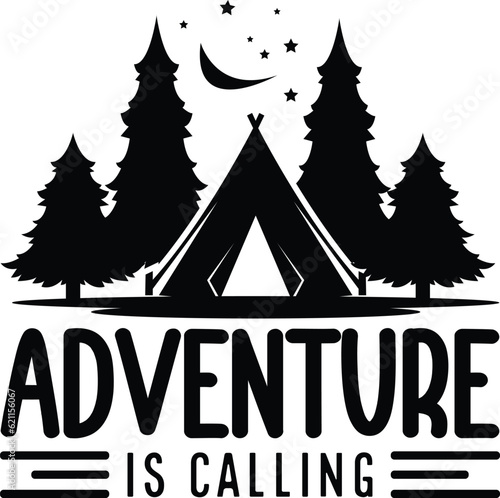 Adventure is Calling  Camping svg