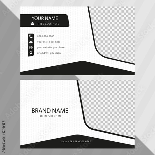 business card design, Unique creative corporate business card template.
