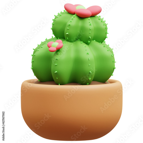 3D Cactus photo