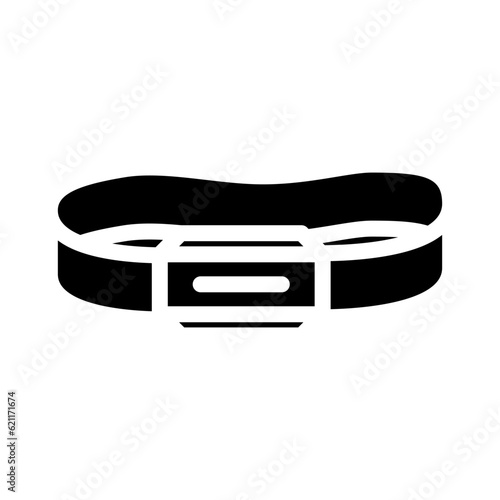 headlamp mountaineering adventure glyph icon vector. headlamp mountaineering adventure sign. isolated symbol illustration