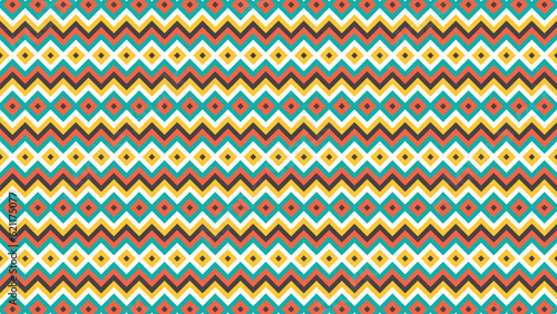 seamless pattern with triangles, cloth pattern © Akhmad Masudi