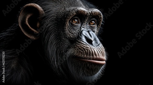 closeup of monkey 