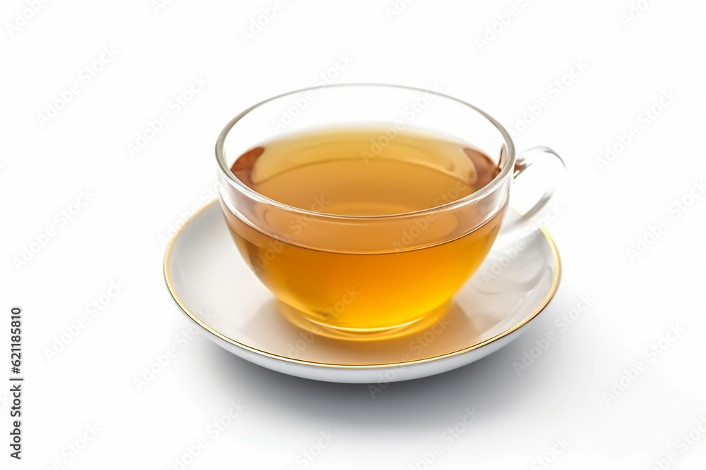 tea on isolated white background, generative ai tea on isolated white background, generative ai