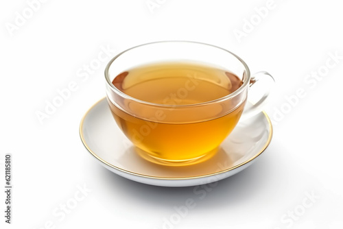 tea on isolated white background, generative ai