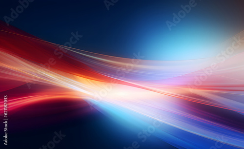 Soft Multicolored background with waves, Serenity Blue abstract tech ray background