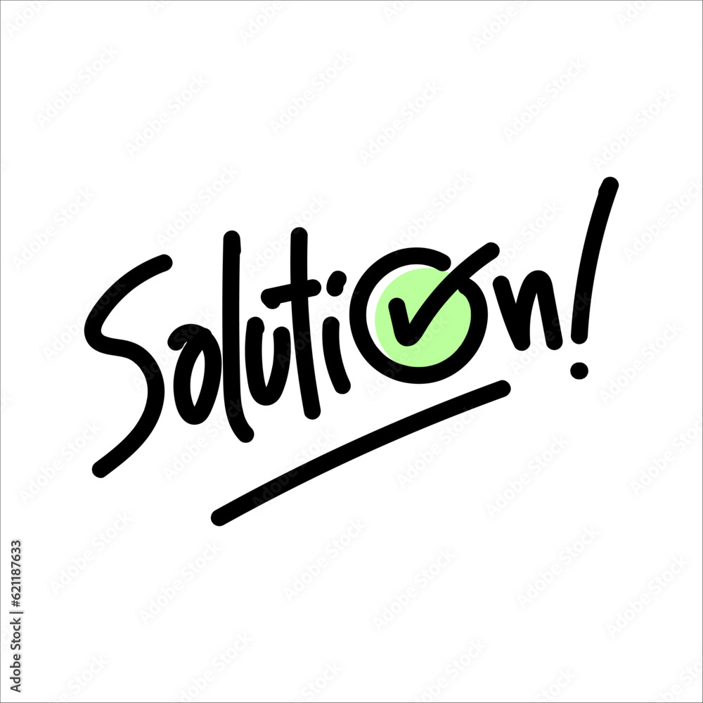 Solution. Design about brainstorming concept Solution. Design about brainstorming concept