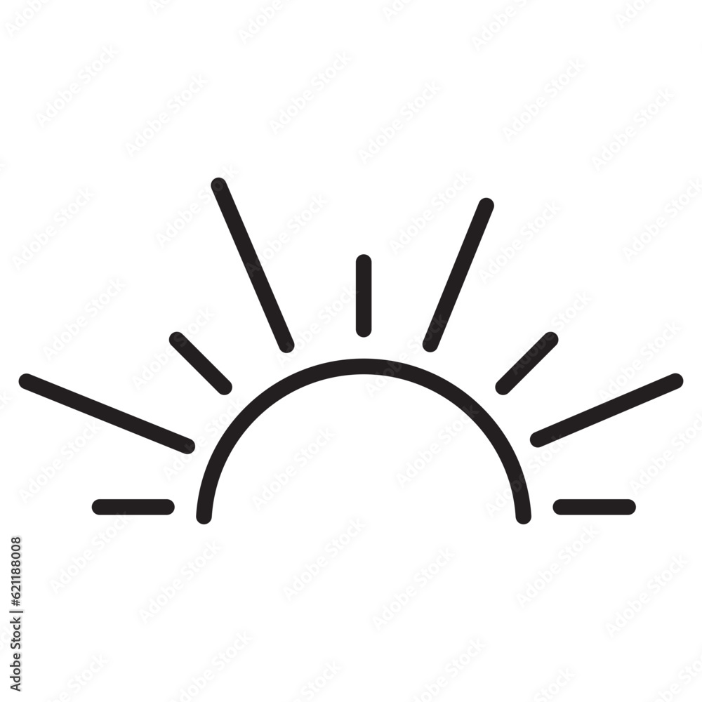 Morning Line Icon Morning Line Icon