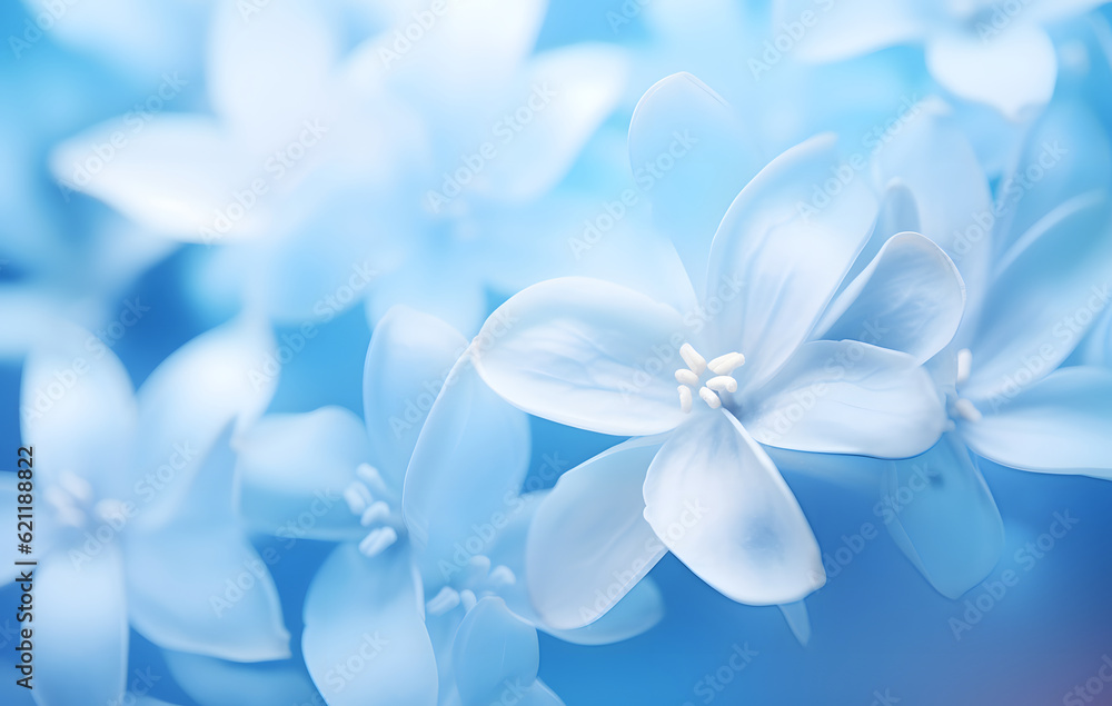 Artistic Wallpaper of Macro Photography, Featuring a Creative Blue Jasmine Flower in Amazing Detail Artistic Wallpaper of Macro Photography, Featuring a Creative Blue Jasmine Flower in Amazing Detail