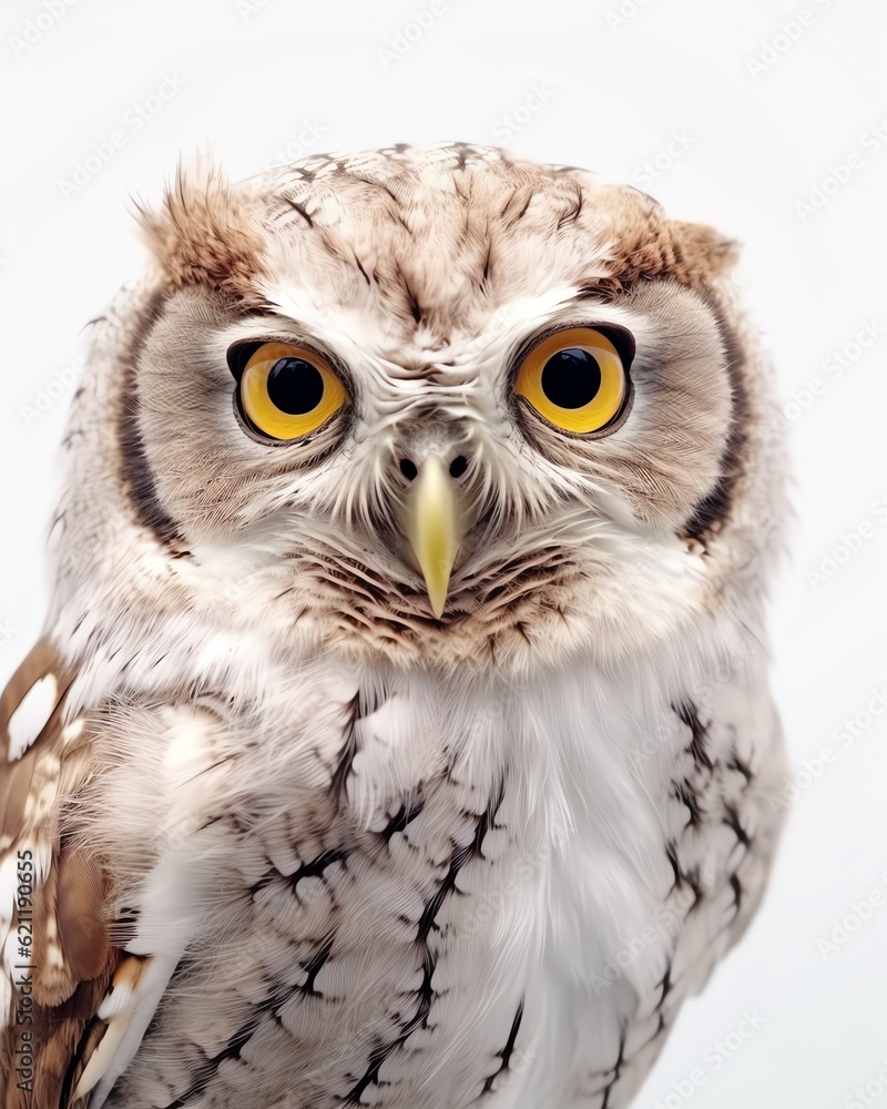 Fototapeta premium a close up of an owl
