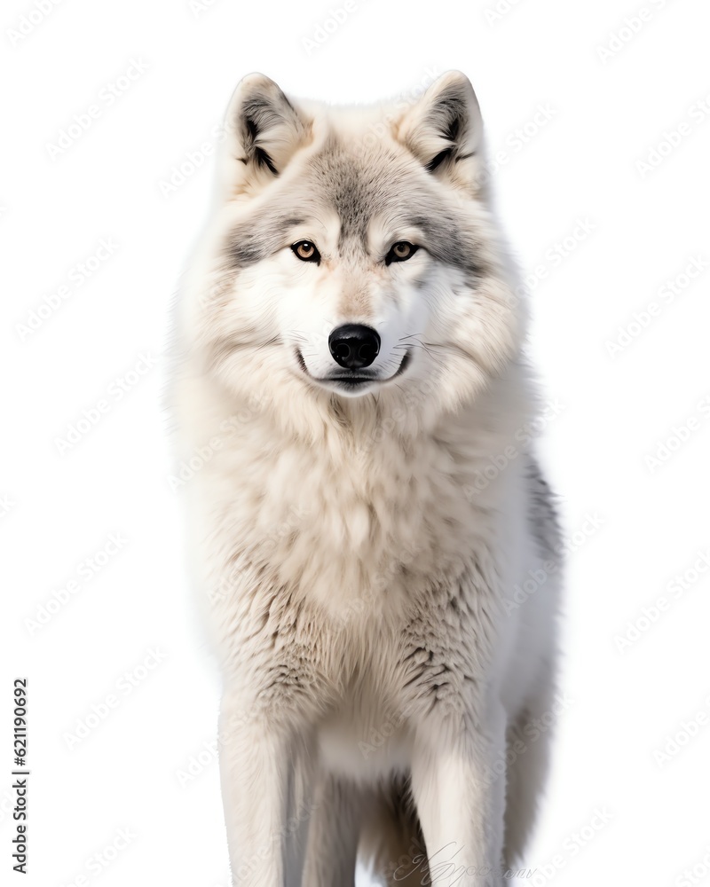 a white wolf with black eyes a white wolf with black eyes