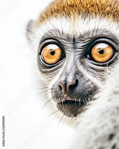 a close up of a monkey © Marin