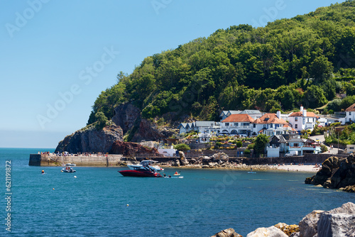 Babbacombe beach, Torquay Devon coast United Kingdom