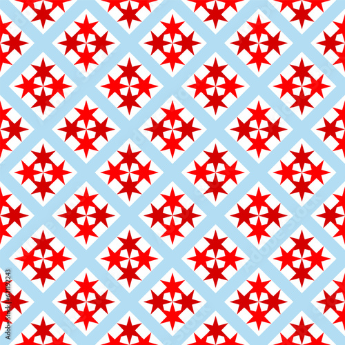 star background. chicago pattern. vector illustration
