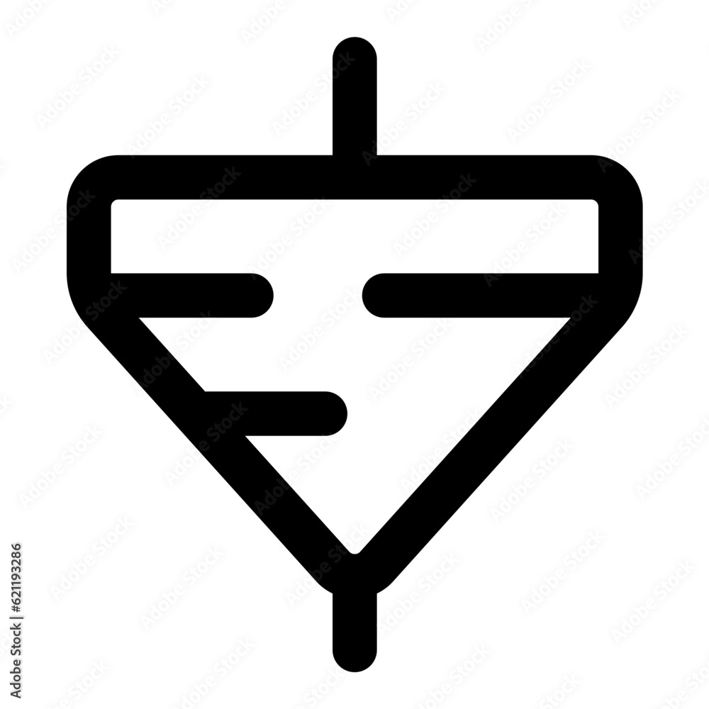 spinning top icon vector illustration asset spinning top icon vector illustration asset