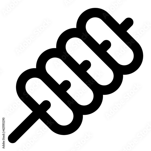 tokbokki icon vector illustration asset