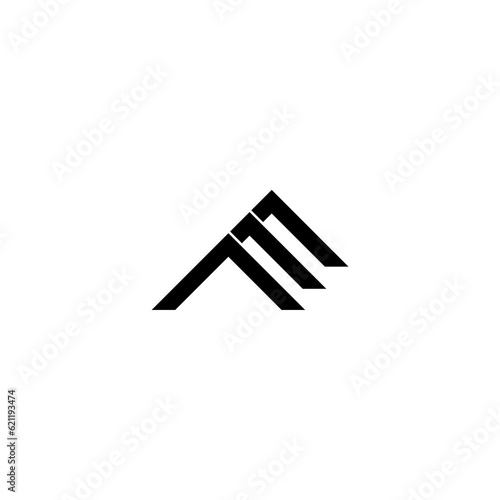 Abstract Roofing House Logo Template. Real Estate logo