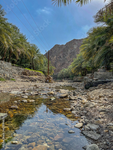 a arabian wadi view from ghadef, khor fakkan uae