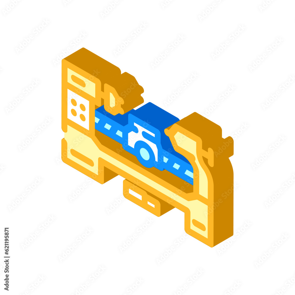 lathe tool work isometric icon vector. lathe tool work sign. isolated symbol illustration lathe tool work isometric icon vector. lathe tool work sign. isolated symbol illustration