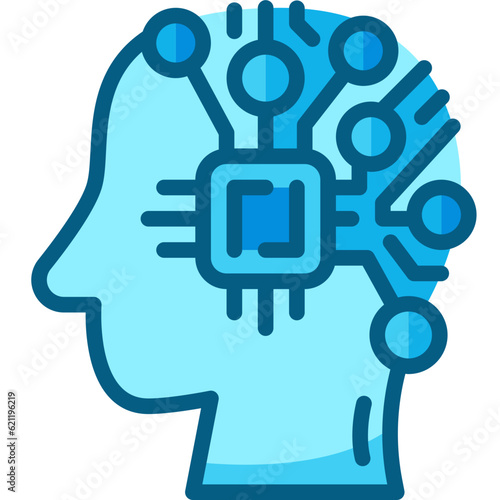 humanoid two tone icon