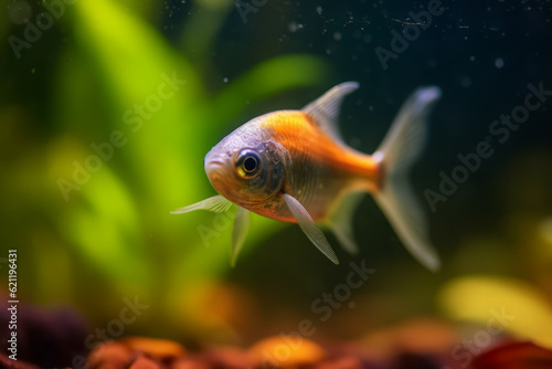 Cute Tetra in nature, national geography, Wide life animals. AI Generated. © Narin