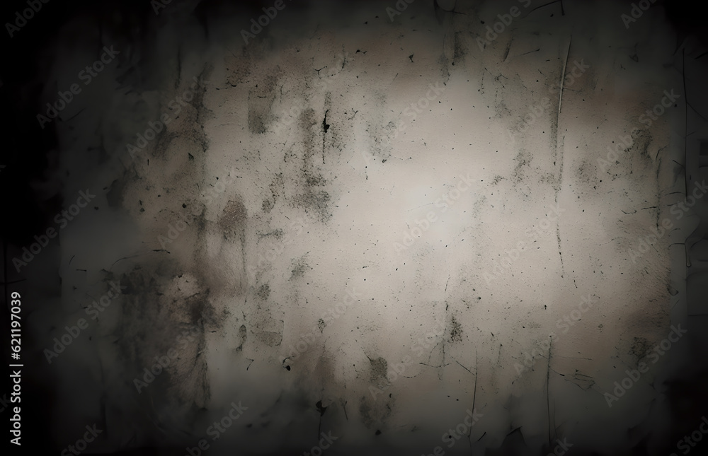 Fototapeta premium Black texture metal wall background grunge style, Generative AI
