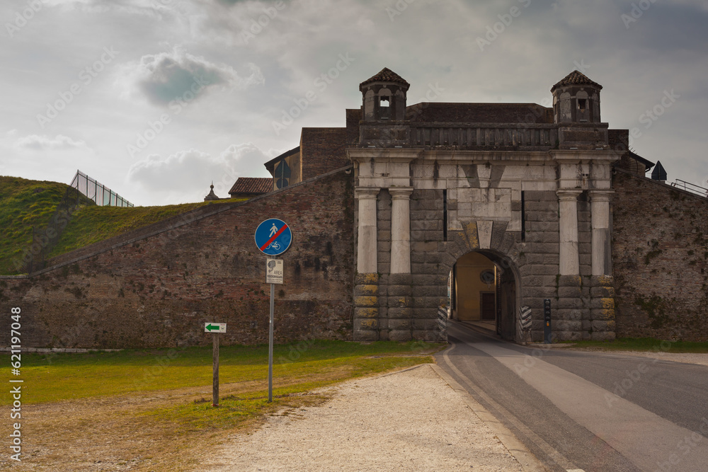The gate Cividale, Palmanova. italy
