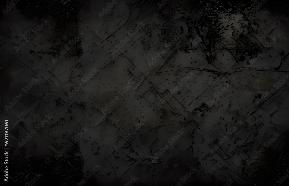Black texture metal wall background grunge style, Generative AI Black texture metal wall background grunge style, Generative AI