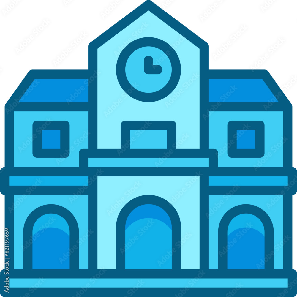 college two tone icon college two tone icon