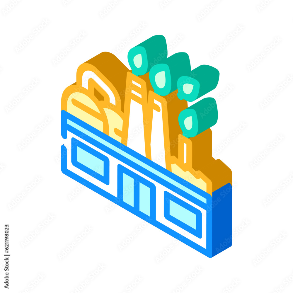 Fototapeta premium environmental compliance isometric icon vector. environmental compliance sign. isolated symbol illustration