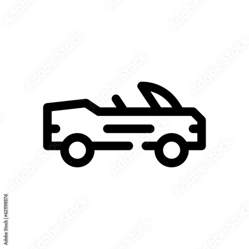 convertible vector icon