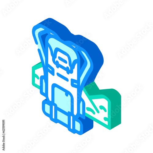 ecotourism environmental isometric icon vector. ecotourism environmental sign. isolated symbol illustration