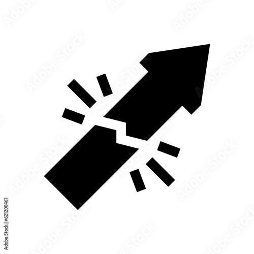 disruption glyph icon