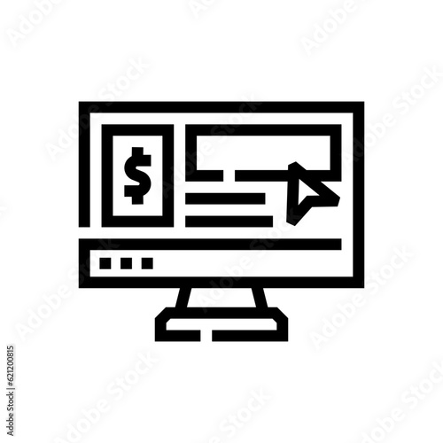 pay per post vector icon